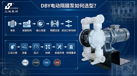 DBY電動隔膜泵如何選型？關(guān)鍵參數(shù)與應(yīng)用工況詳解