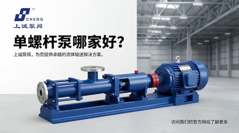 單螺桿泵哪家好？上海上誠(chéng)為您提供高粘度輸送穩(wěn)定解決方案