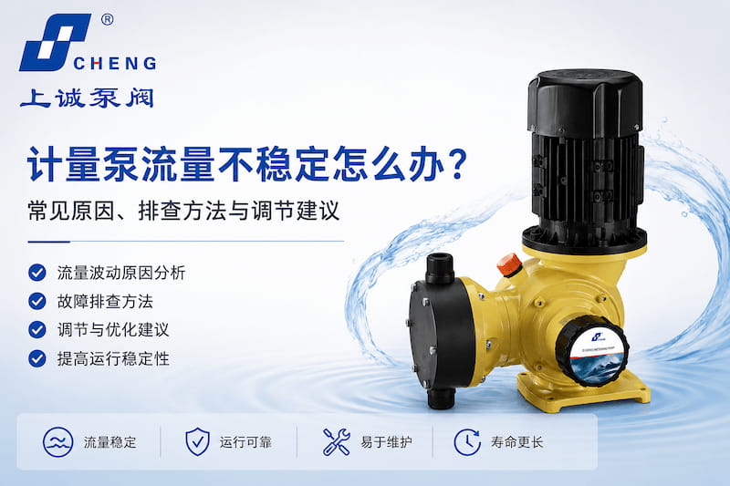 計量泵流量不穩(wěn)定怎么辦？常見原因、排查方法與調節(jié)建議