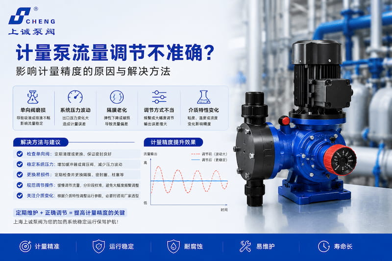 計量泵流量調(diào)節(jié)不準確怎么辦？影響計量精度的原因與解決方法