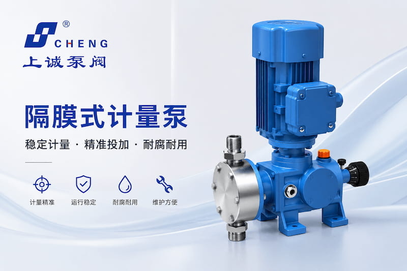 隔膜式計量泵為什么會出現(xiàn)壓力不足？常見原因與處理方法解析｜上海上誠泵閥
